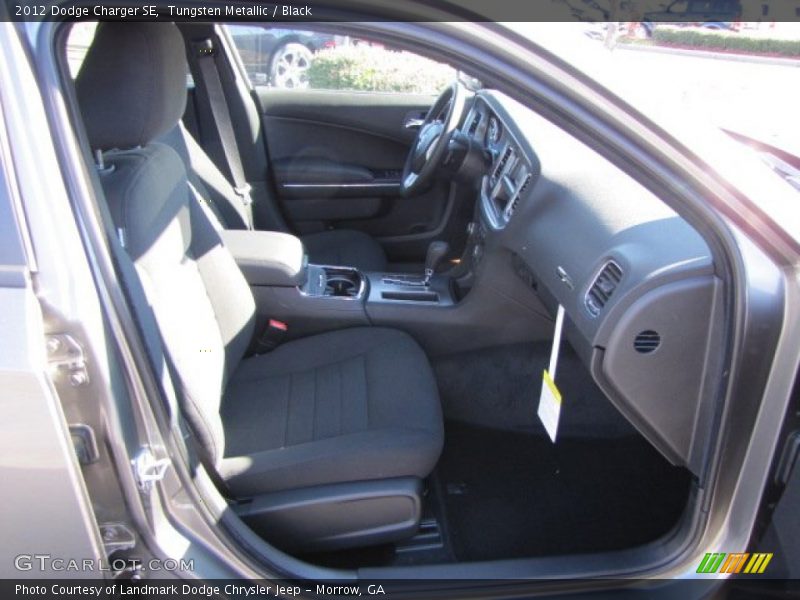 Tungsten Metallic / Black 2012 Dodge Charger SE