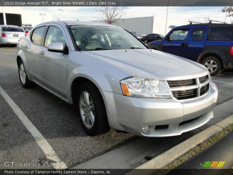 Bright Silver Metallic / Dark Slate Gray 2010 Dodge Avenger R/T