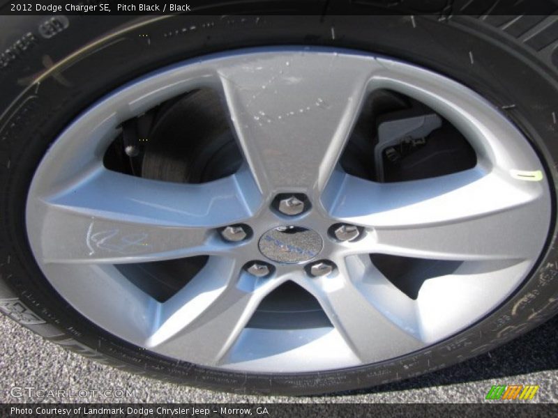 Pitch Black / Black 2012 Dodge Charger SE