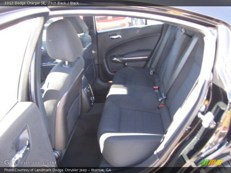 Pitch Black / Black 2012 Dodge Charger SE