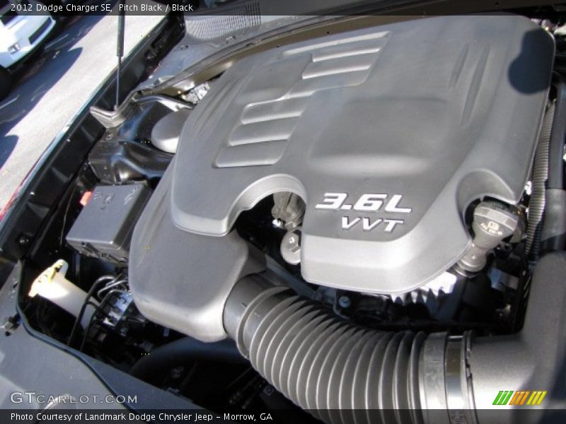 Pitch Black / Black 2012 Dodge Charger SE