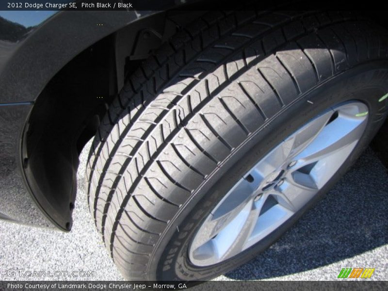 Pitch Black / Black 2012 Dodge Charger SE