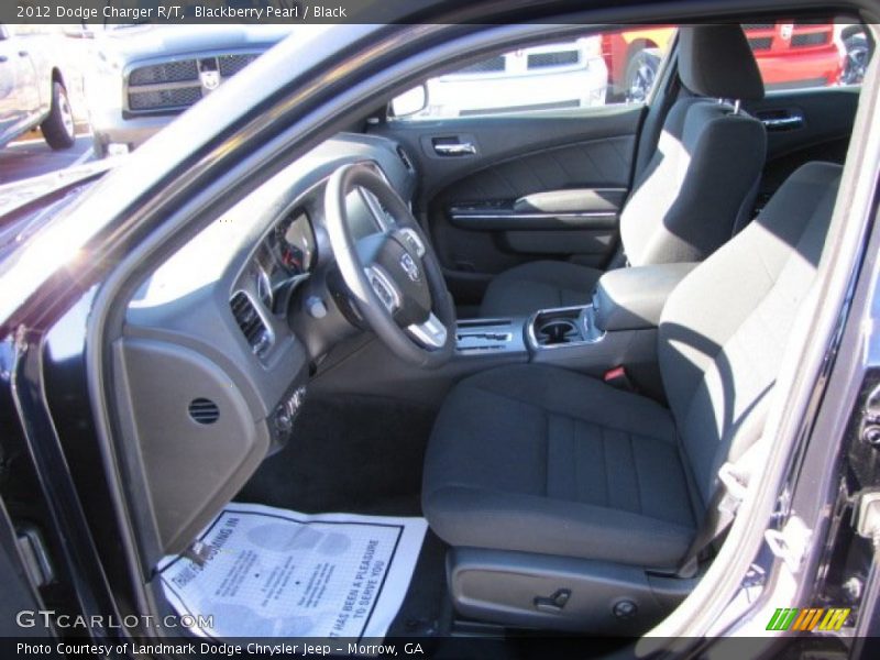 Blackberry Pearl / Black 2012 Dodge Charger R/T