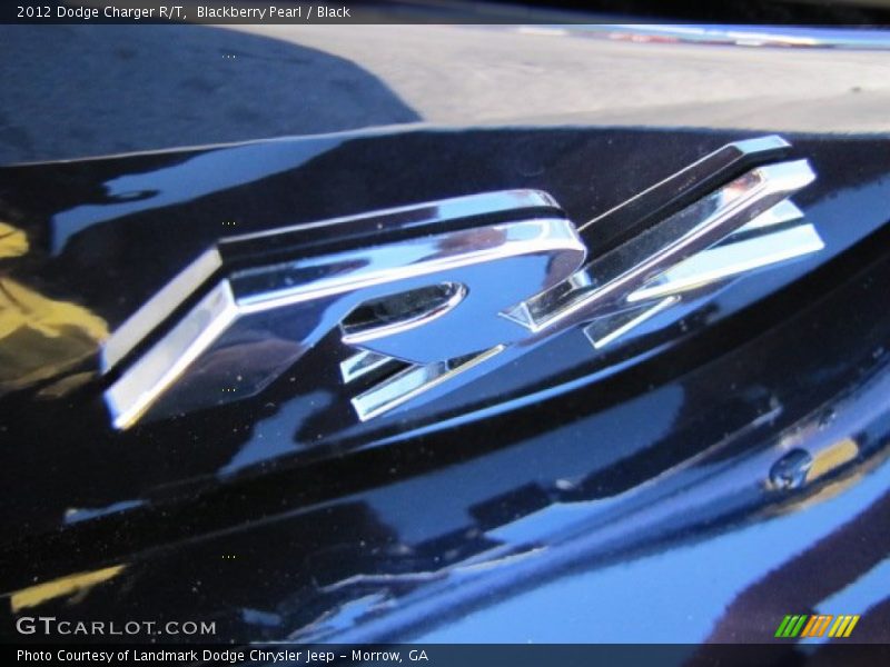 Blackberry Pearl / Black 2012 Dodge Charger R/T