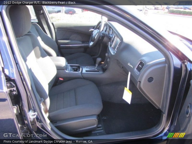 Blackberry Pearl / Black 2012 Dodge Charger R/T