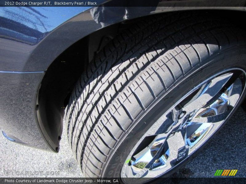 Blackberry Pearl / Black 2012 Dodge Charger R/T