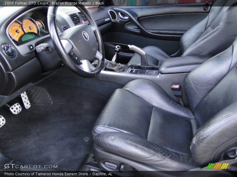  2006 GTO Coupe Black Interior