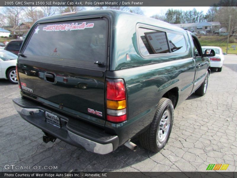 Polo Green Metallic / Dark Pewter 2005 GMC Sierra 1500 SLE Regular Cab 4x4