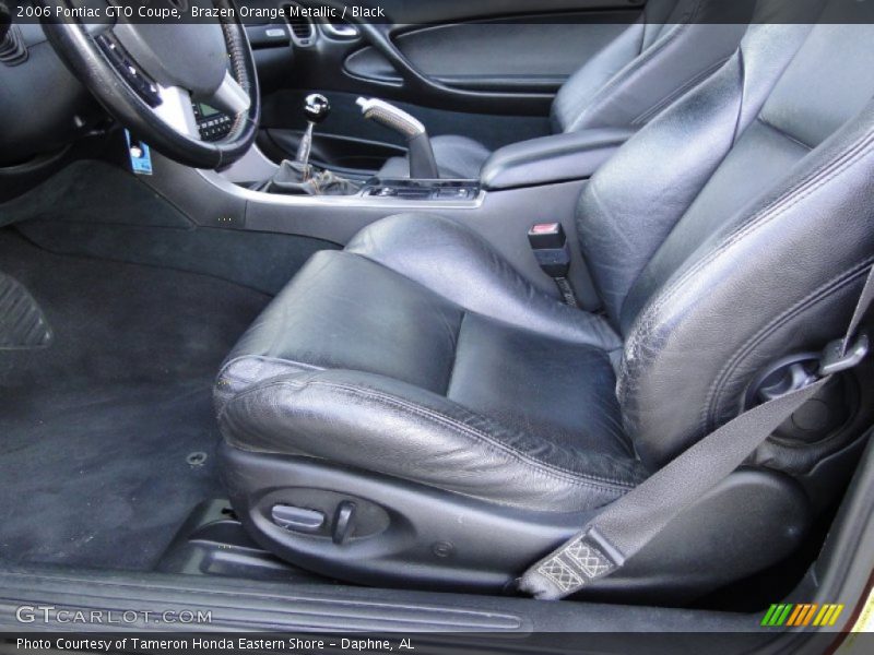  2006 GTO Coupe Black Interior