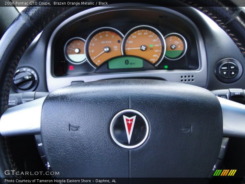 Brazen Orange Metallic / Black 2006 Pontiac GTO Coupe