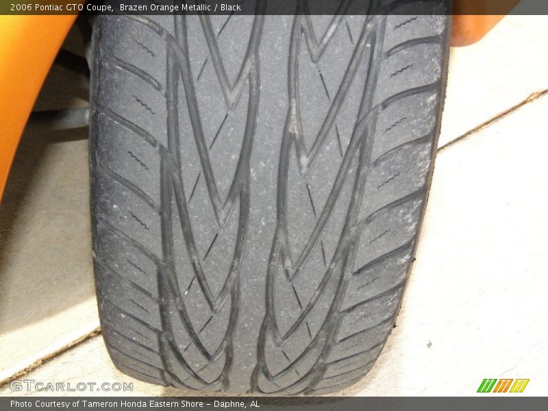 Brazen Orange Metallic / Black 2006 Pontiac GTO Coupe
