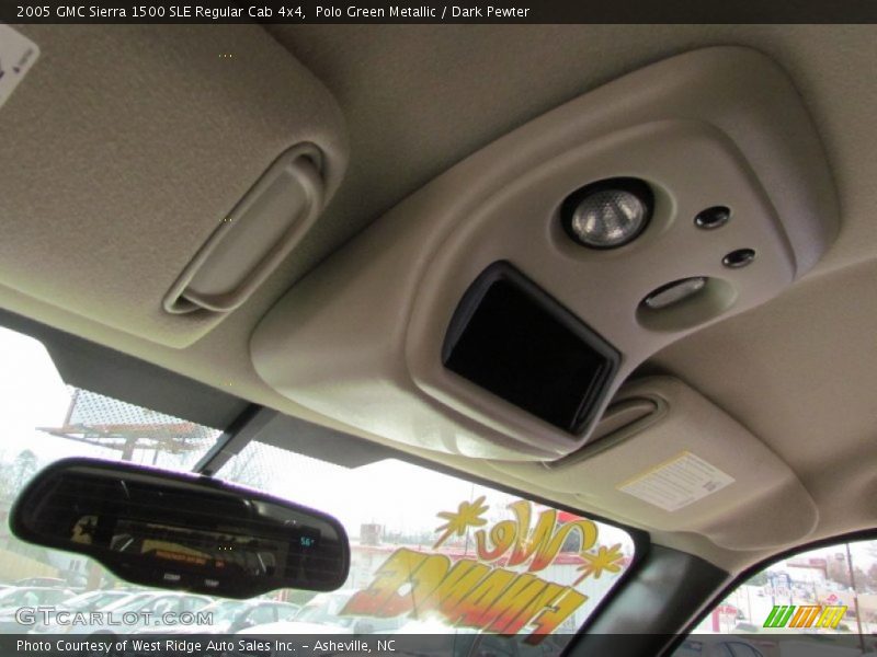 Polo Green Metallic / Dark Pewter 2005 GMC Sierra 1500 SLE Regular Cab 4x4