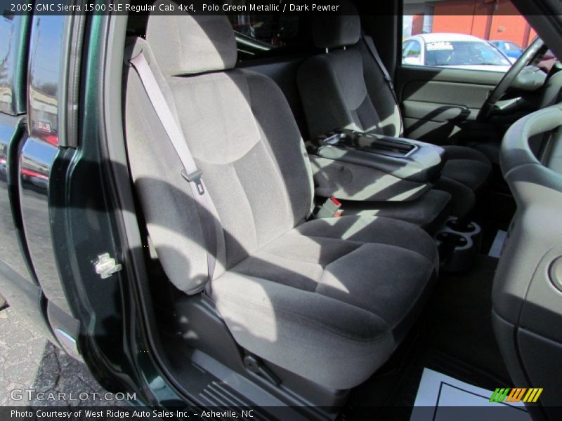 Polo Green Metallic / Dark Pewter 2005 GMC Sierra 1500 SLE Regular Cab 4x4