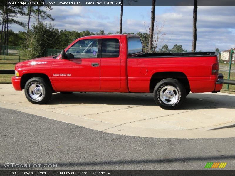  1999 Ram 1500 Sport Extended Cab Flame Red