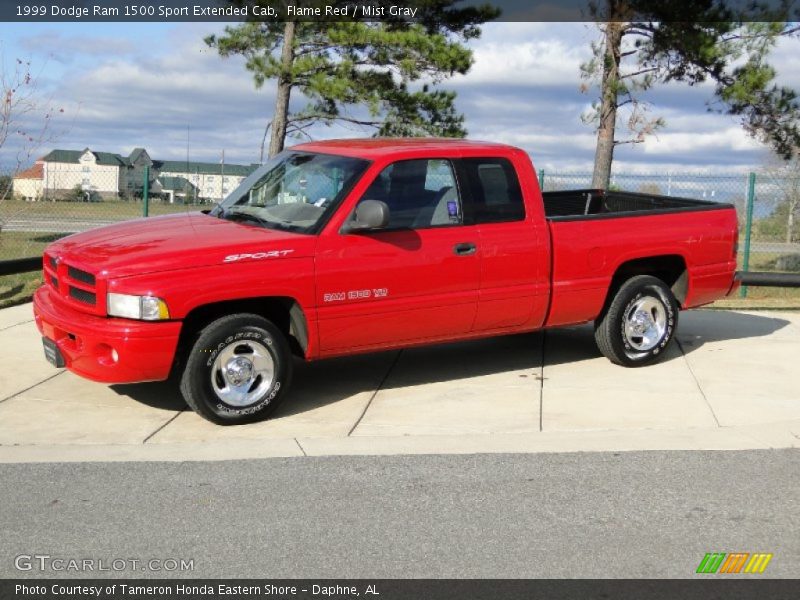  1999 Ram 1500 Sport Extended Cab Flame Red