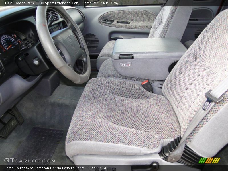  1999 Ram 1500 Sport Extended Cab Mist Gray Interior