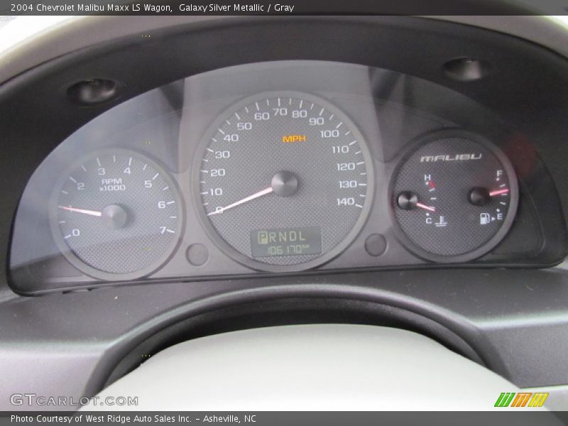  2004 Malibu Maxx LS Wagon Maxx LS Wagon Gauges