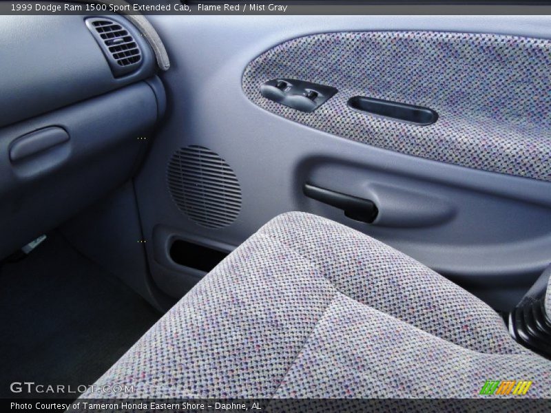 Flame Red / Mist Gray 1999 Dodge Ram 1500 Sport Extended Cab