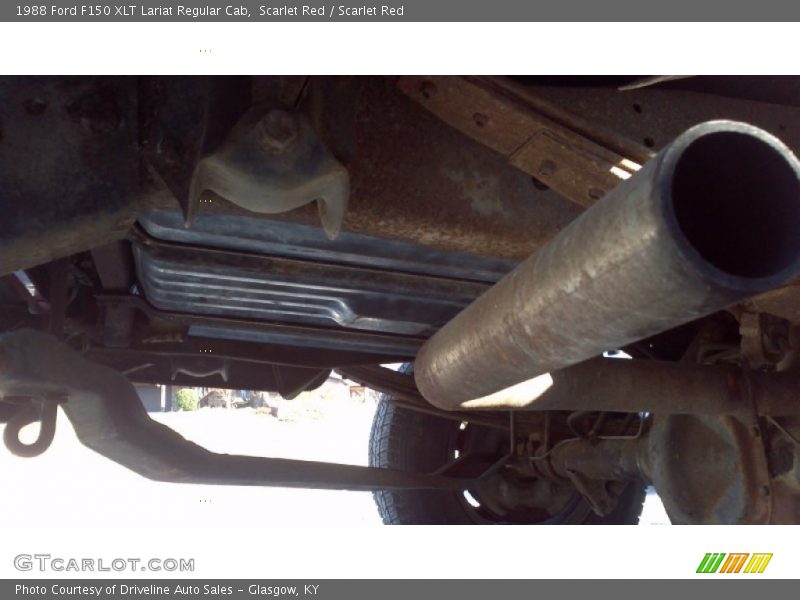 Exhaust of 1988 F150 XLT Lariat Regular Cab