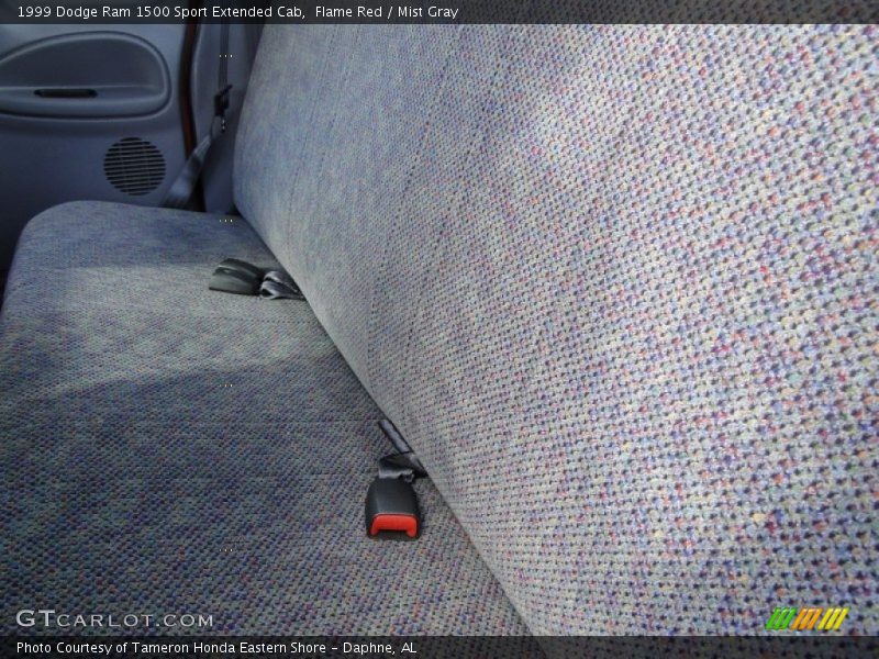 Flame Red / Mist Gray 1999 Dodge Ram 1500 Sport Extended Cab