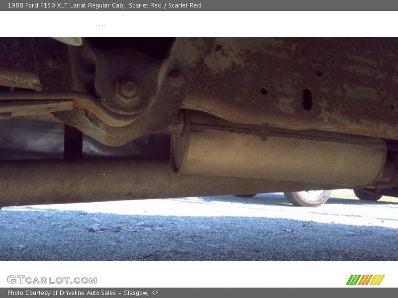 Undercarriage of 1988 F150 XLT Lariat Regular Cab