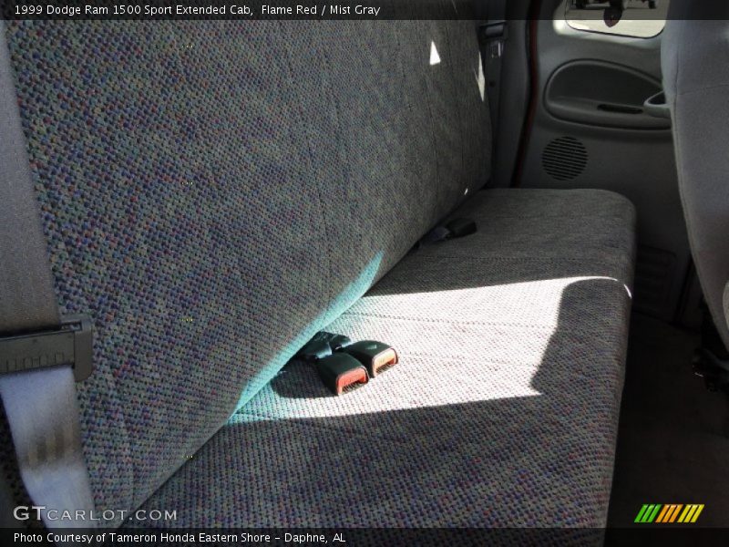 Flame Red / Mist Gray 1999 Dodge Ram 1500 Sport Extended Cab