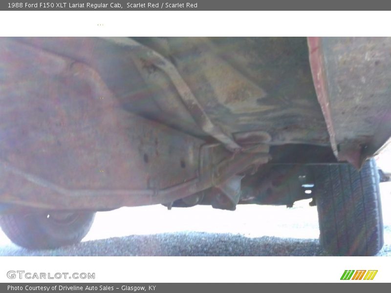 Undercarriage of 1988 F150 XLT Lariat Regular Cab