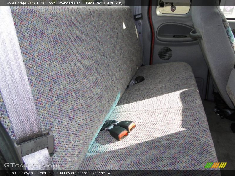 Flame Red / Mist Gray 1999 Dodge Ram 1500 Sport Extended Cab