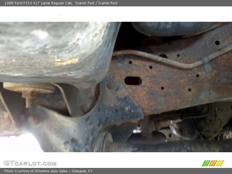 Undercarriage of 1988 F150 XLT Lariat Regular Cab