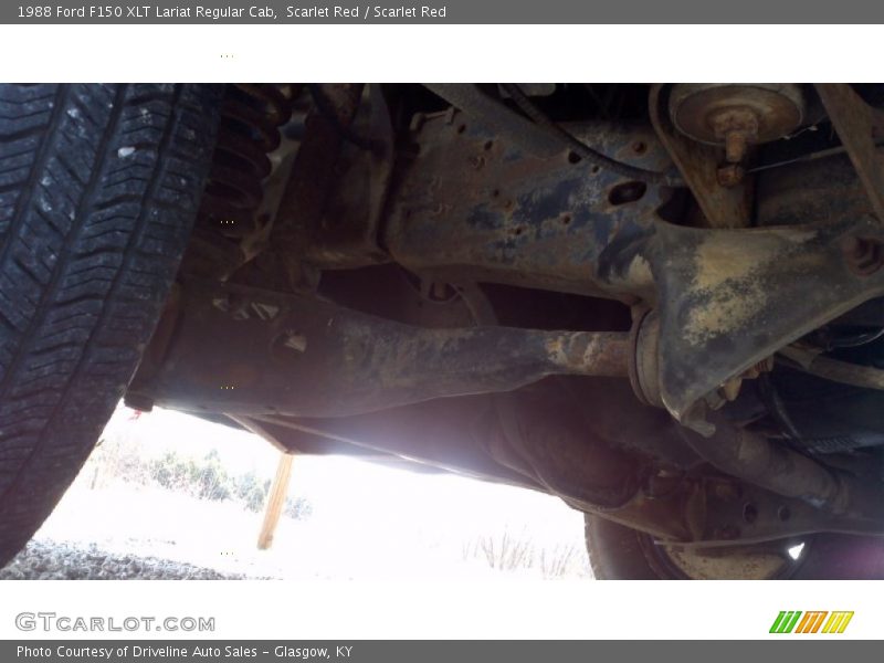 Undercarriage of 1988 F150 XLT Lariat Regular Cab