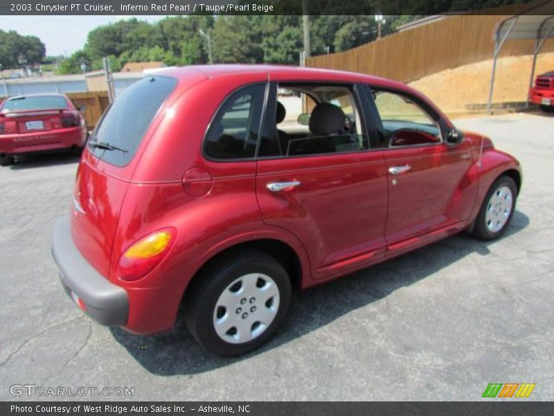 Inferno Red Pearl / Taupe/Pearl Beige 2003 Chrysler PT Cruiser