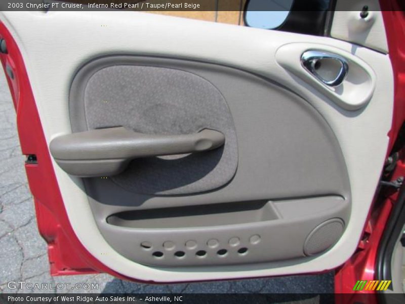 Inferno Red Pearl / Taupe/Pearl Beige 2003 Chrysler PT Cruiser