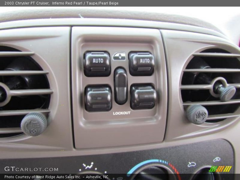 Inferno Red Pearl / Taupe/Pearl Beige 2003 Chrysler PT Cruiser