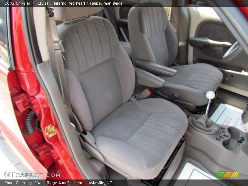 Inferno Red Pearl / Taupe/Pearl Beige 2003 Chrysler PT Cruiser