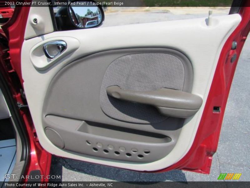 Inferno Red Pearl / Taupe/Pearl Beige 2003 Chrysler PT Cruiser