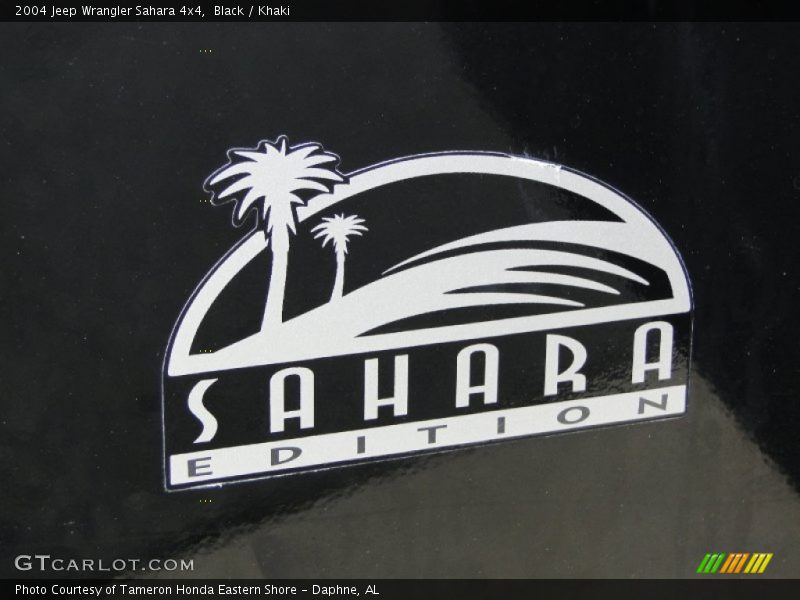 Black / Khaki 2004 Jeep Wrangler Sahara 4x4