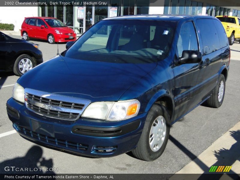 Dark Tropic Teal / Medium Gray 2002 Chevrolet Venture
