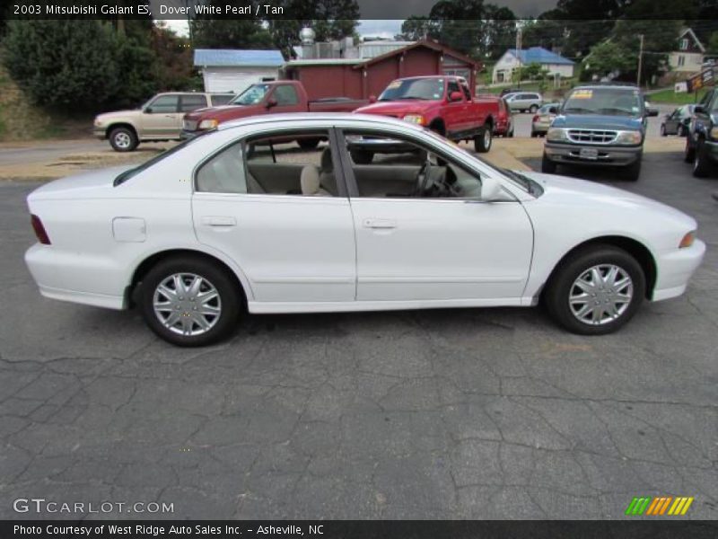 Dover White Pearl / Tan 2003 Mitsubishi Galant ES