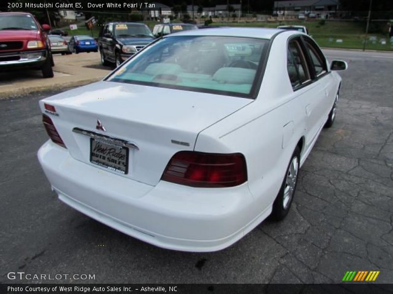Dover White Pearl / Tan 2003 Mitsubishi Galant ES