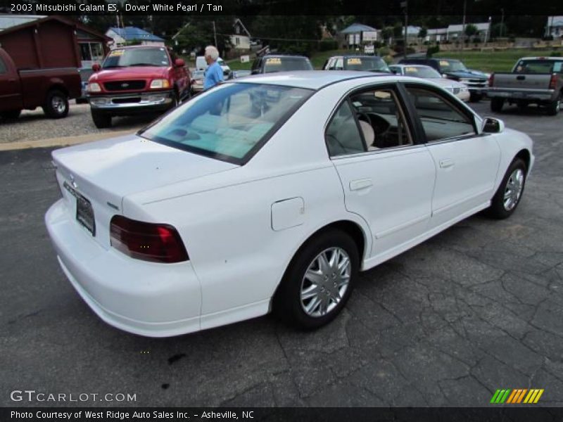 Dover White Pearl / Tan 2003 Mitsubishi Galant ES