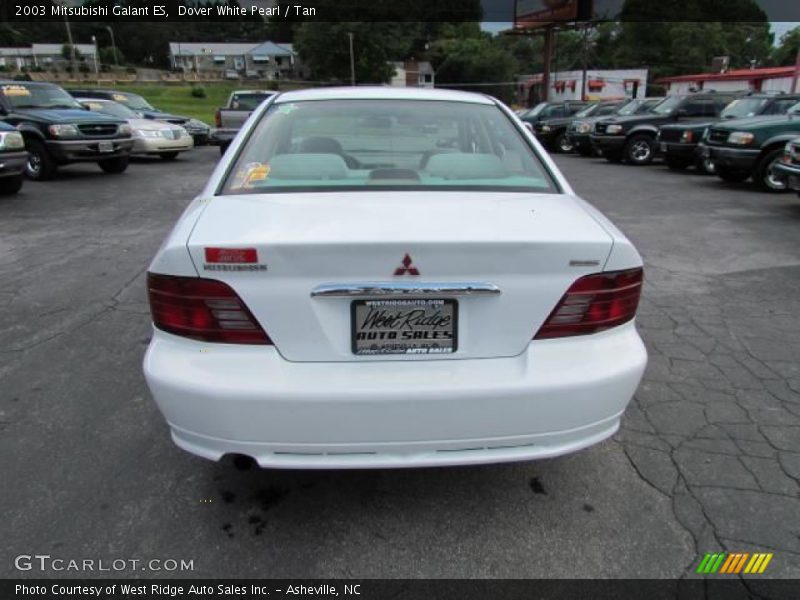 Dover White Pearl / Tan 2003 Mitsubishi Galant ES
