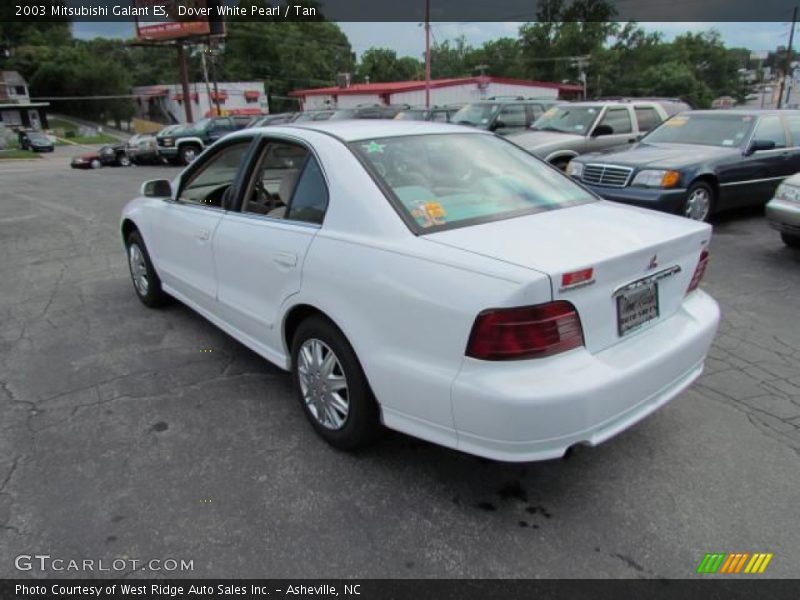 Dover White Pearl / Tan 2003 Mitsubishi Galant ES