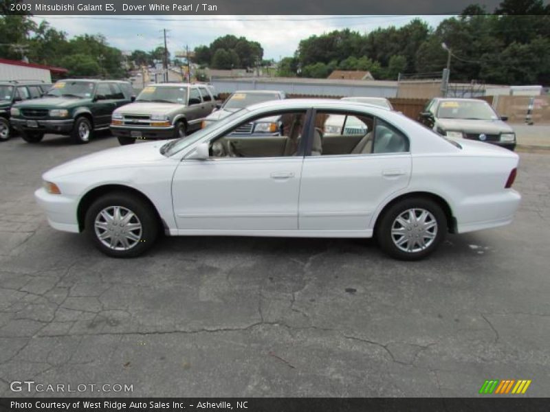 Dover White Pearl / Tan 2003 Mitsubishi Galant ES