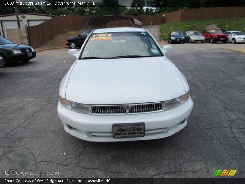 Dover White Pearl / Tan 2003 Mitsubishi Galant ES