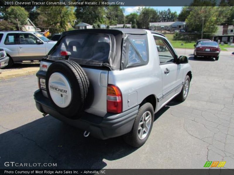 Silverleaf Metallic / Medium Gray 2003 Chevrolet Tracker Convertible