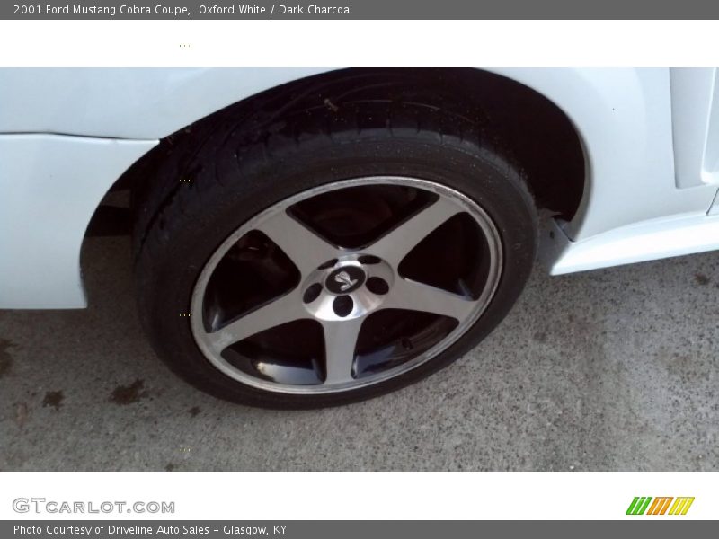 Oxford White / Dark Charcoal 2001 Ford Mustang Cobra Coupe