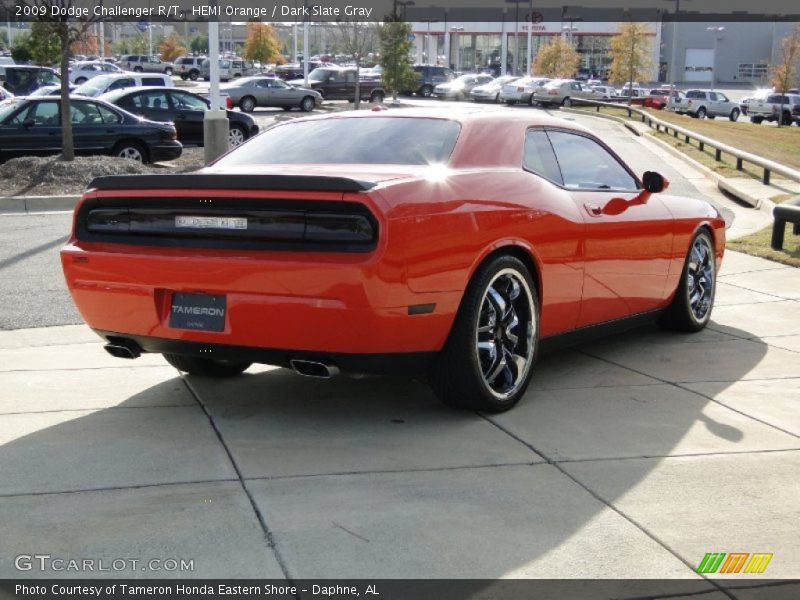 HEMI Orange / Dark Slate Gray 2009 Dodge Challenger R/T