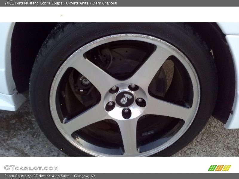 Oxford White / Dark Charcoal 2001 Ford Mustang Cobra Coupe