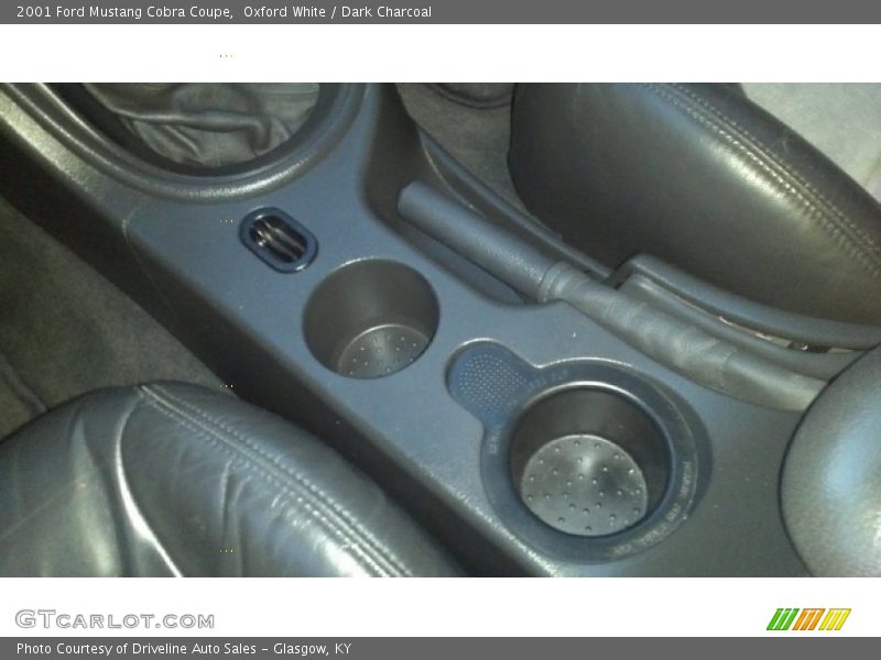 Oxford White / Dark Charcoal 2001 Ford Mustang Cobra Coupe