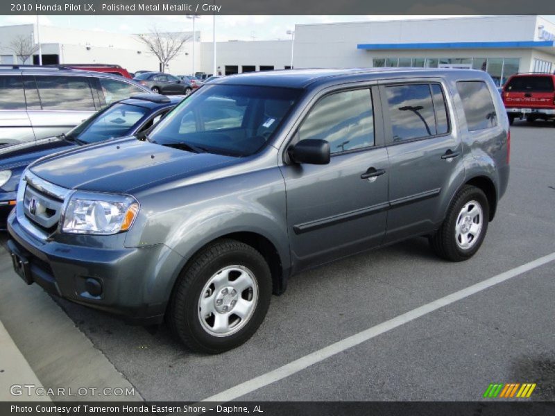 Polished Metal Metallic / Gray 2010 Honda Pilot LX